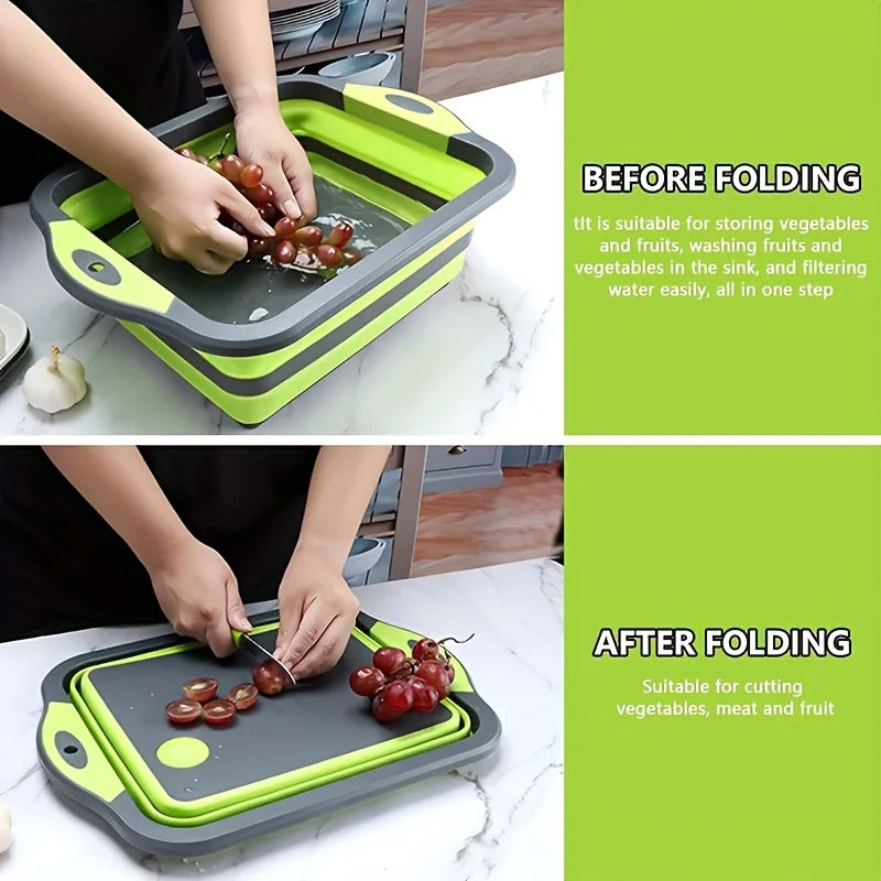 Bassin portable peu encombrant avec évier intégré et fonction de rangement – idéal pour le camping, les voyages et l'usage domestique.