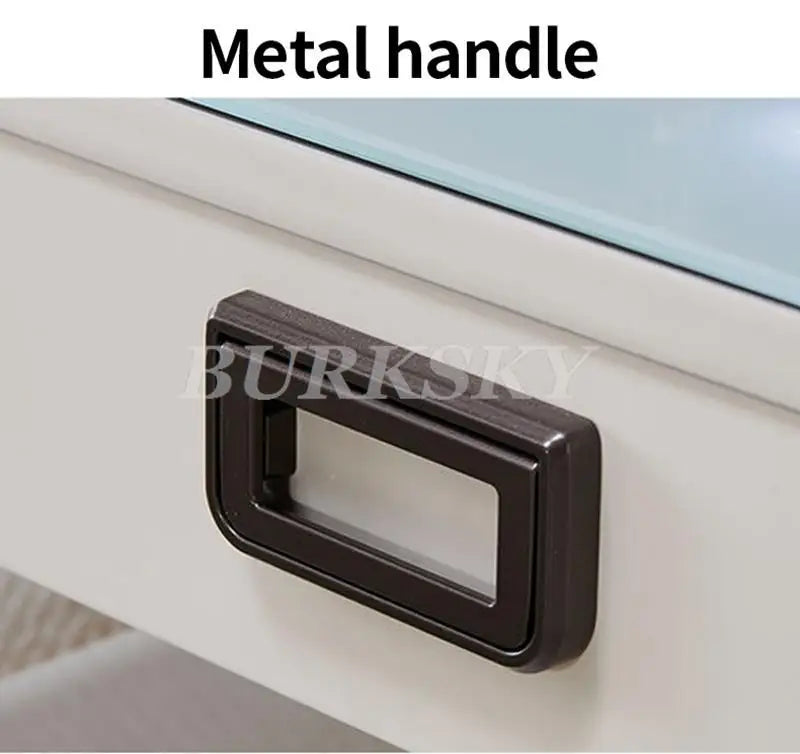 Table de chevet pour salon, meuble de rangement intelligent, mobilier moderne, coffre-fort de chevet pour chambre à coucher avec chargeur sans fil