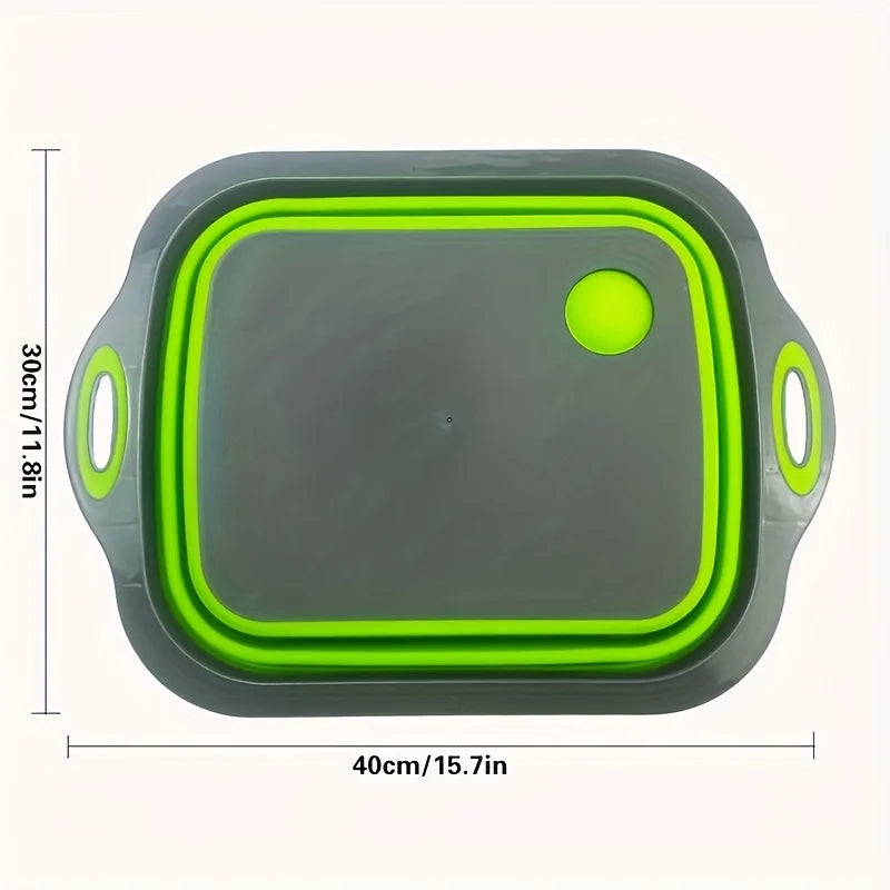 Bassin portable peu encombrant avec évier intégré et fonction de rangement – idéal pour le camping, les voyages et l'usage domestique.