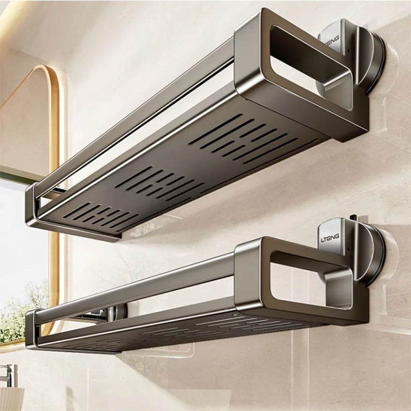 Étagère de rangement pour gel douche murale à ventouses pour salle de bain, sans perçage