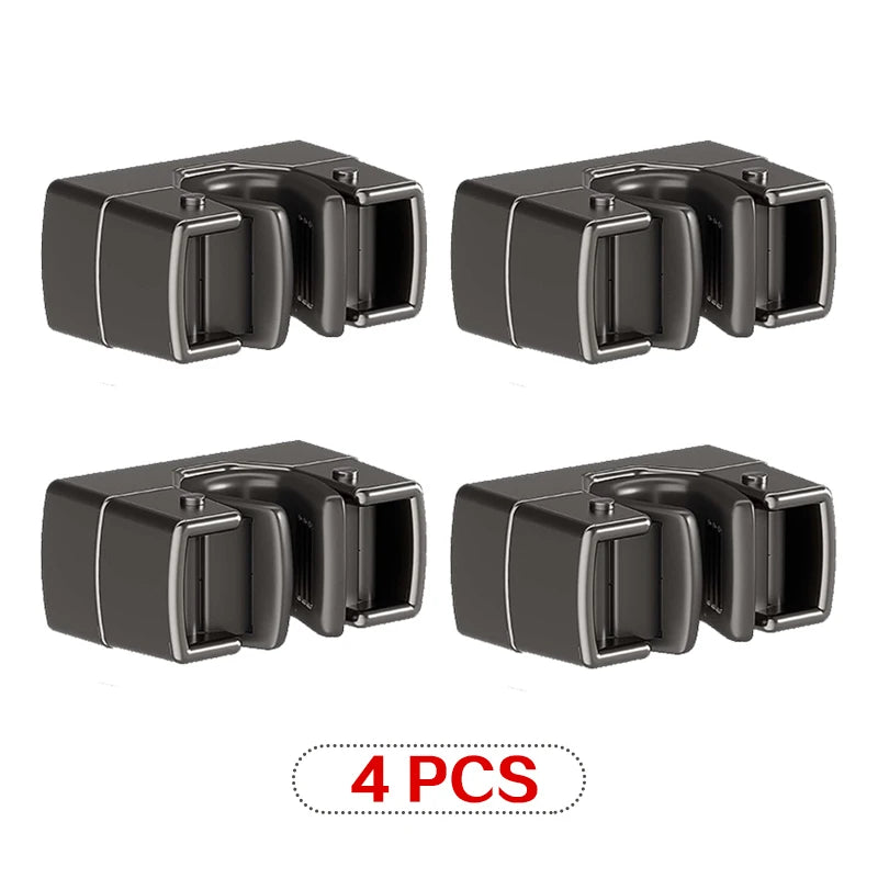 Crochets adhésifs multi-usages pour suspendre balai et serpillière au mur, accessoires de rangement pour la cuisine et la salle de bain