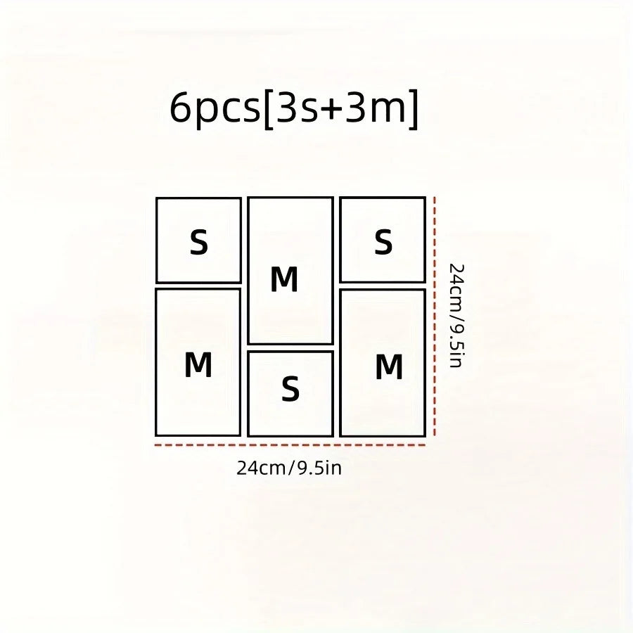 Ensemble de rangement modulaire transparent pour tiroirs, plateaux de rangement multi-usages pour maquillage, soins de la peau, ustensiles de cuisine et salle de bain.