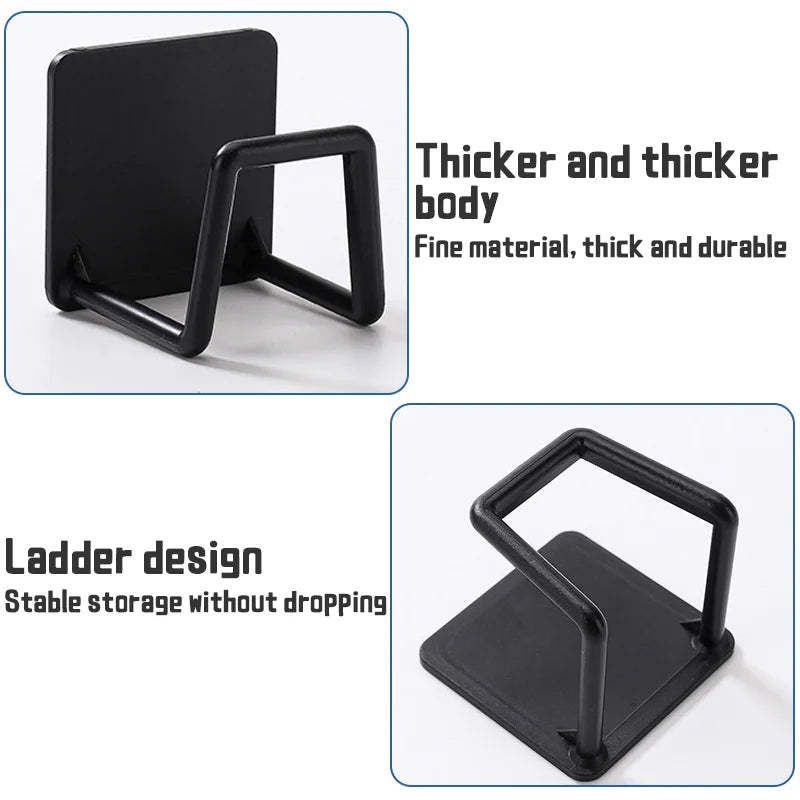 Porte-éponges pour évier de cuisine, égouttoir auto-adhésif, crochets de rangement pour lavabo de salle de bain, accessoires de rangement pour cuisine et murs.